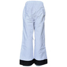 Light blue Snow Country insulated winter ski snow pants with black cuffs for big girls
