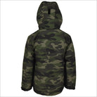 Camouflage hooded insulated snow jacket for boys from Snow Country Outerwear
