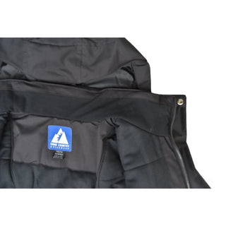 Black jacket interior of Snow Country Outerwear Girls Big Youth Peony Winter Ski Jacket