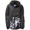 Black hooded floral-patterned Snow Country Girls Big Youth Peony Winter Ski Jacket