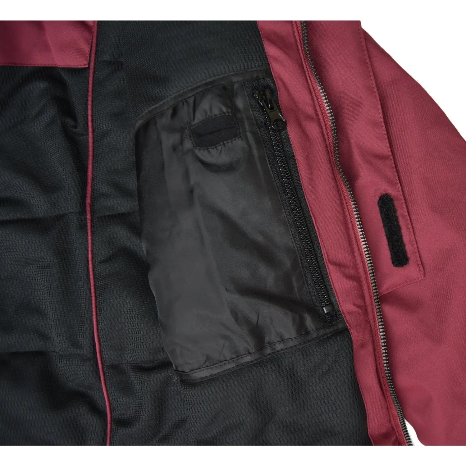 Interior of Snow Country Outerwear Girls Big Youth Peony Winter Ski Jacket with zippered pocket