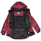 Open maroon Snow Country Outerwear Girls Big Youth Peony Winter Ski Jacket coat