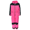 Pink and black snowsuit with hood from Snow Country Outerwear girl’s youth snow suit