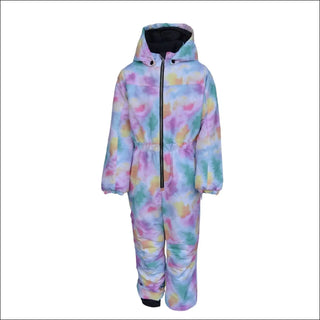 Colorful girls’ snow suit with hood from Snow Country Outerwear for youth ages 7 to 16