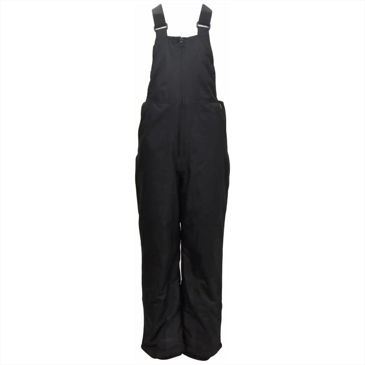 Black snow bib overalls for girls youth Jr winter ski bibs Overland Coveralls