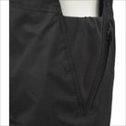 Black athletic pants with zippered pocket from Snow Country Outerwear Girls Youth Jr Ski Bibs