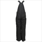 Black insulated bib overalls for girls youth junior winter ski snow country outerwear