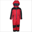 Red and black snow suit for boys from Snow Country Outerwear, ideal for winter Skiing