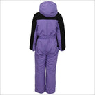 Purple and black Snow Country Outerwear Little Girls winter snowsuit coveralls for ages 4 to 7
