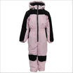 Pink and black snow suit for little girls from Snow Country Outerwear winter coveralls