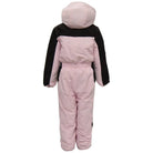 Pink and black snowsuit for little girls from Snow Country Outerwear winter coveralls