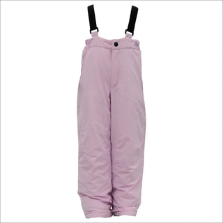 Lavender snow bib with black suspenders from Snow Country Outerwear Little Girls Winter Snowsuit