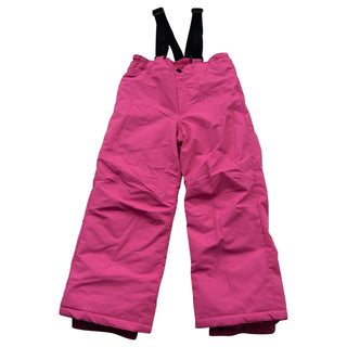 Pink snow pants with black suspenders from Snow Country Outerwear Little Girls Winter Snowsuit set