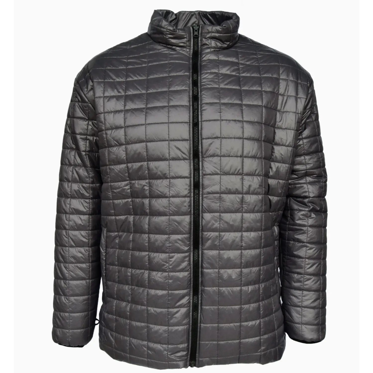 Gray quilted puffer jacket from Men’s Big 2X-7X 3-in-1 Winter Ski Snow Jacket Coat Altitude II Snow Country Outerwear