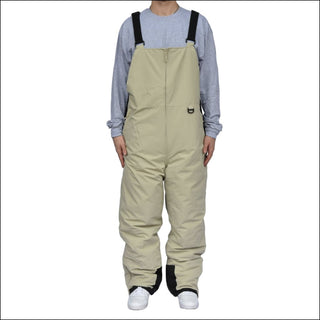 Snow Country Outerwear Men’s Big 2XL-7XL Higher Front Skiing Ski Snow Bib Overalls Regular and Tall - 2XL / Taupe - Men’s