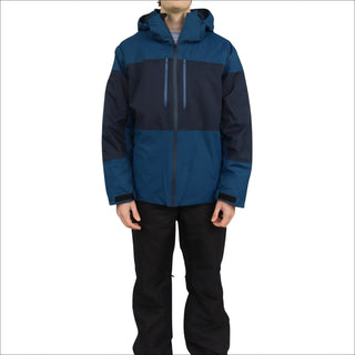 Mens Big 2XL-7XL Insulated Peak Winter Ski Jacket Snow Coat Snow Country Outerwear