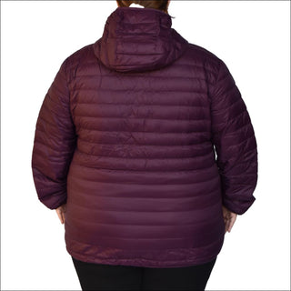 Snow Country Outerwear Women’s 1X-6X Plus Extended Size Packable Down Jacket Hooded Coat - Women’s Plus Size