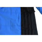 Blue and black quilted Snow Country Outerwear Aspen Ski Jacket Coat for women