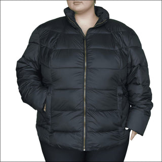 Snow Country Outerwear Women’s Plus Size 1X-6X Lexington Synthetic Winter Puffy Jacket Coat - 1X / Black - Women’s Plus Size