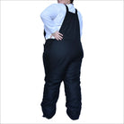 Black snow bib overalls from Snow Country Outerwear Women’s Plus Size Ski Snow Bibs Vertex