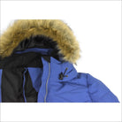 Blue winter coat with fur-trimmed hood from Snow Country Outerwear Womens Plus Size Ski Jacket clearance