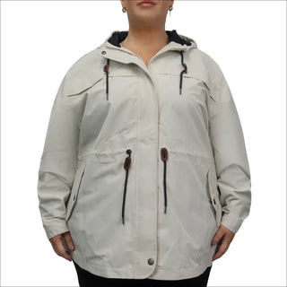 Women’s Plus Size 1X-6X  Waterproof Rain Jacket Windbreaker Coat Manchester