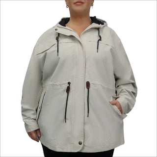 Women’s Plus Size 1X-6X  Waterproof Rain Jacket Windbreaker Coat Manchester