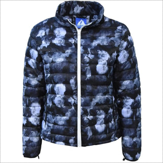Floral patterned puffer jacket Women’s Plus Size Winter Down Alternative 3in1 Coat