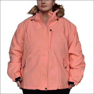 Snow Country Outerwear Women’s Plus Size Fortress Winter Snow Ski Coat Jacket 1X-6X - Women’s Plus Size