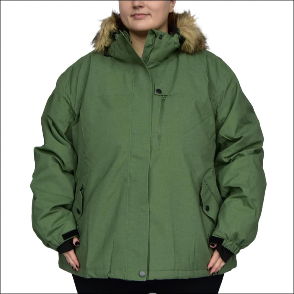 Snow Country Outerwear Women's Plus Size Fortress Winter Snow Ski Coat  Jacket