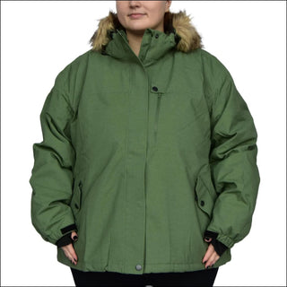 Snow Country Outerwear Women’s Plus Size Fortress Winter Snow Ski Coat Jacket 1X-6X - Women’s Plus Size