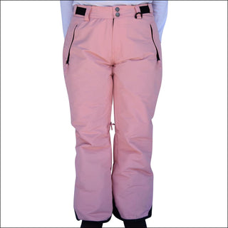 Snow Country Outerwear Women’s Plus Size Insulated Ski Pants 1X-6X Regular and Short Inseams - 1X / Pale Pink - Women’s Plus Size