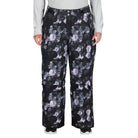 Floral patterned snow pants from Snow Country Outerwear for women’s plus size ski wear