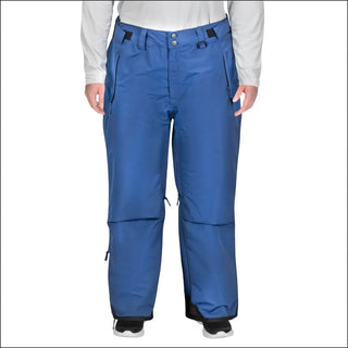 Snow Country Outerwear Women’s Plus Size Insulated Ski Pants 1X-6X Regular and Short Inseams - 1X / Robin Blue - Women’s Plus Size