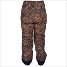 Leopard print snow pants from Snow Country Outerwear for women plus size ski wear