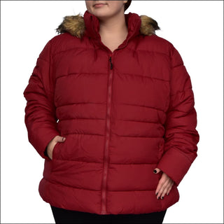 Snow Country Outerwear Women’s Plus Size Luna Winter Ski Coat Jacket 1X-6X - 1X / Luna Wine - Women’s Plus Size