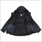 Open black hooded jacket from Women’s Plus Size Micro Fleece Soft Shell Classic Jacket Coat