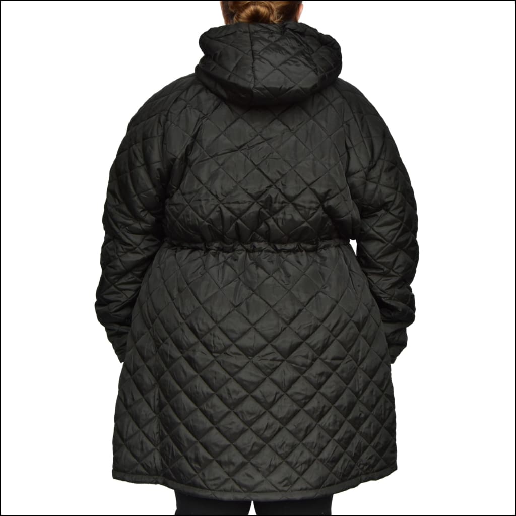 Snow Country Outerwear Women's Plus Size Quilted Long Jacket