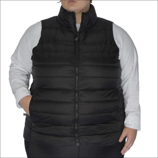Snow Country Outerwear Women’s Plus Size Synthetic Down Vest 1X-6X - 1X / Black - Women’s Plus Size