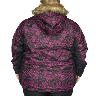 Snow Country Outerwear Women’s Plus Size Winter Flurry Down-Alternative Coat 1X 2X 5X CLEARANCE - Women’s Plus Size