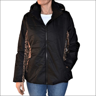 Snow Country Outerwear Women’s S-XL Gemini Ski Jacket Coat Insulated - Small / Blk Leopard - Women’s
