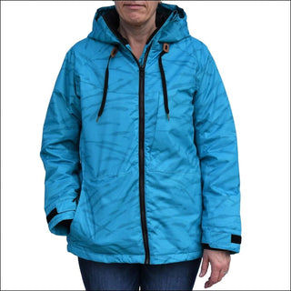 Snow Country Outerwear Womens S-XL Trust Snowboarding Winter Ski Coat Jacket - Small / Teal Print - Women’s