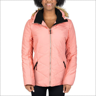 Snow Country Outerwear Womens S-XL Vail Down Alternative Winter Snow Jacket Coat - Small / Pale Pink - Women’s