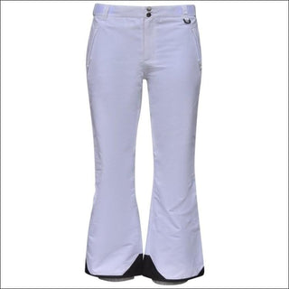Snow Country Outerwear Womens Ski Pants Insulated S-XL Reg and Short - Small / White - Ski Wear