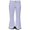 White flared ski pants from Snow Country Outerwear for women, insulated and stylish