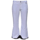 White flared ski pants from Snow Country Outerwear for women, insulated and stylish