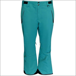 Snow Country Outerwear Womens Ski Pants Insulated S-XL Reg and Short - Small / Teal - Ski Wear