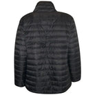 Black quilted puffer jacket from Sportcaster Women’s Plus Size Packable Down Jacket 1X CLEARANCE