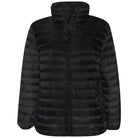 Black puffer jacket from Sportcaster Women’s Plus Size Packable Down Jacket 1X CLEARANCE