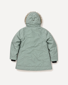 Green Lily The Sugar Coat II plus size insulated snow jacket, sizes 1X to 6X, flat lay, back